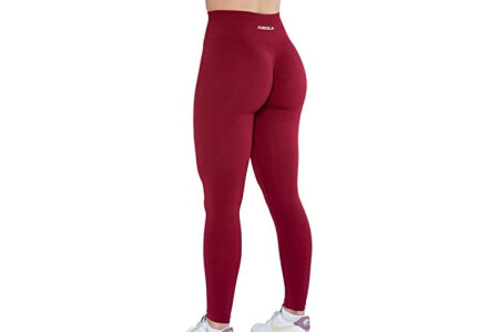 AUROLA Workout Leggings for Women Seamless Scrunch Tights Tummy Control Gym  Fitness Girl.