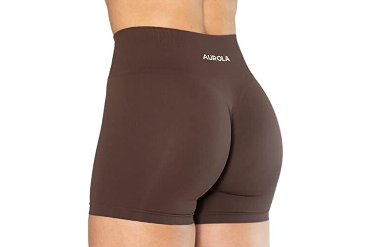  AUROLA CAMO Collection Women Workout Shorts Seamless Scrunch  Butt Yoga High Waisted Gym Athletic Running Shorts