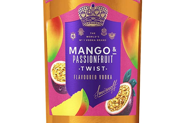 Smirnoff Mango And Passionfruit Twist Flavoured Vodka 375 Vol 70cl Smirnoff No 21 Vodka 